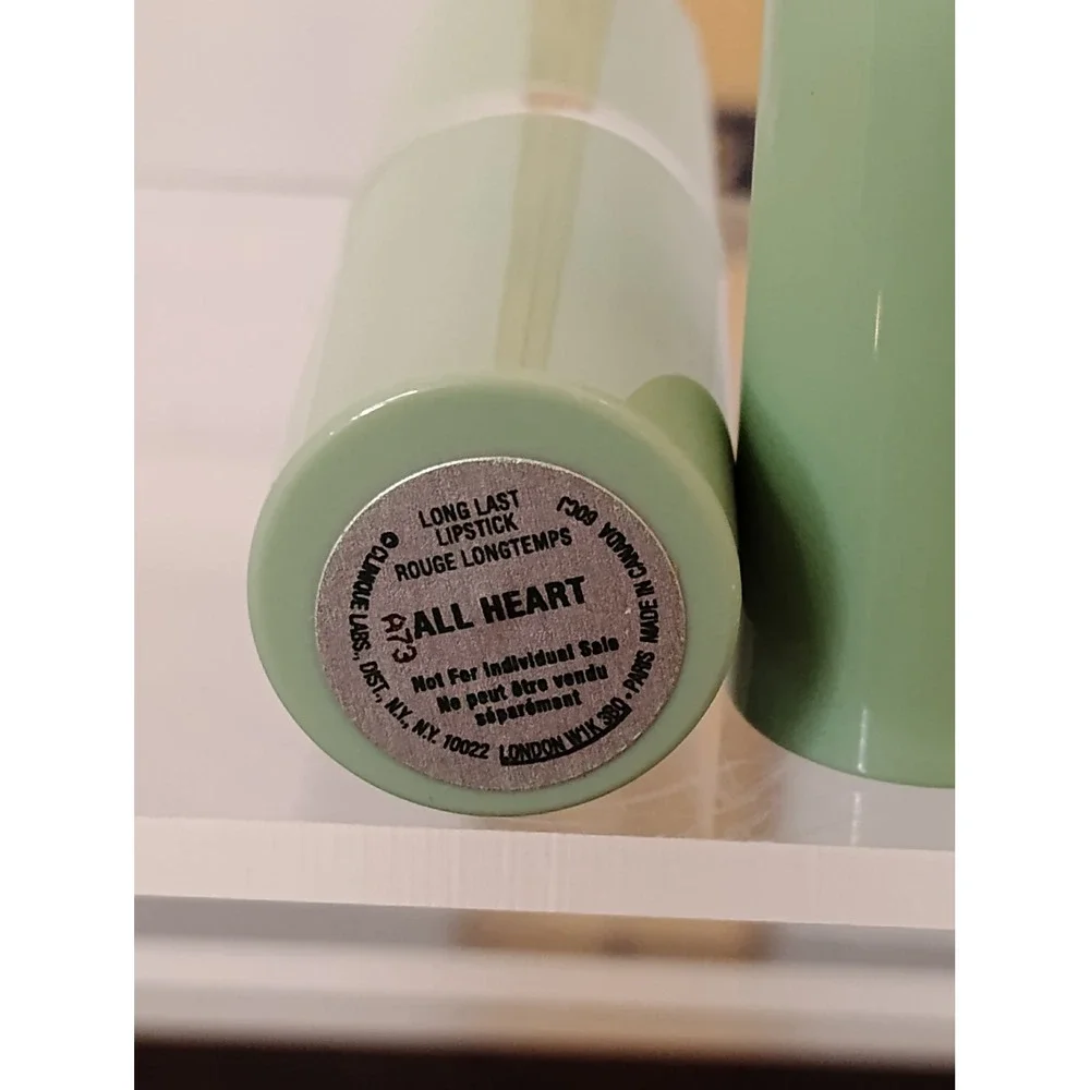 Clinique Long Last Lipstick All Heart Soft Shine Rose Red A73 Makeup